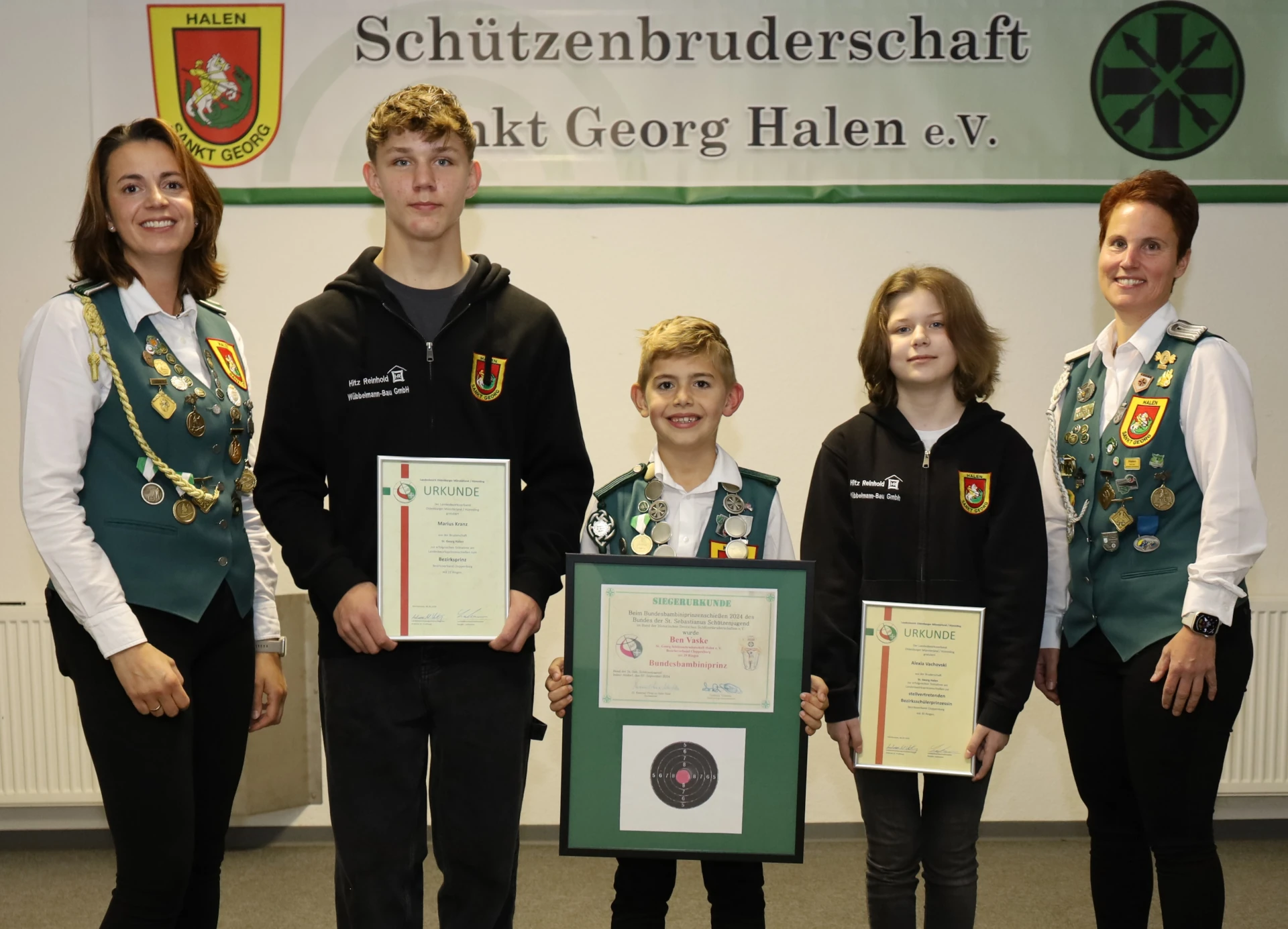 Mehr über den Artikel erfahren St. Georg-Schützenbruderschaft Halen ehrt erfolgreiche Jungschützen